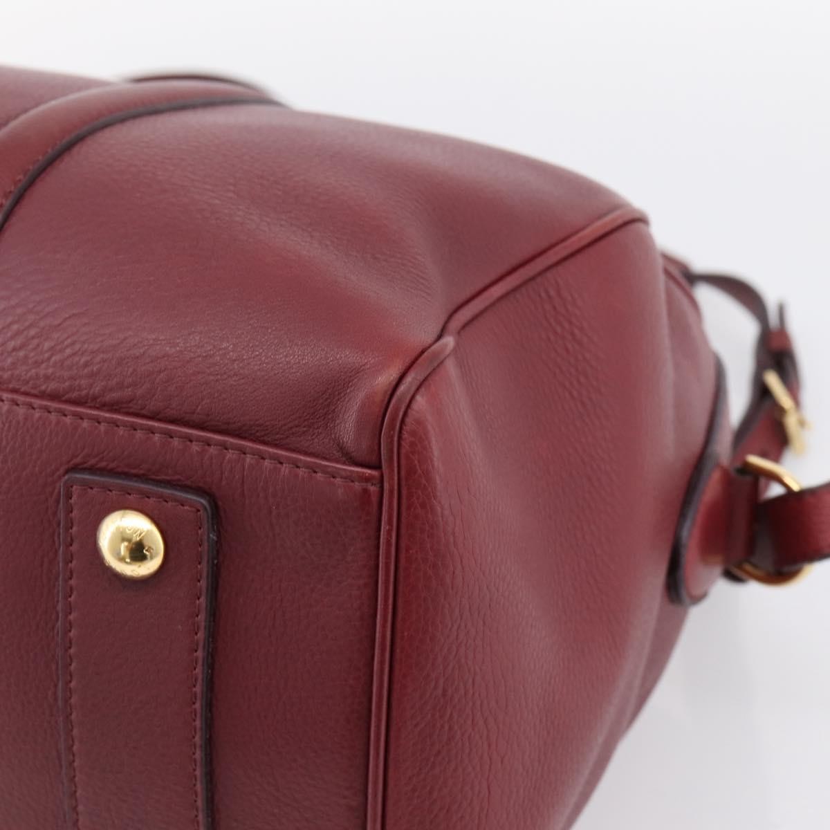 Louis Vuitton Sofia Coppola Sc Leather Red Leather Handbag (Pre-Owned)