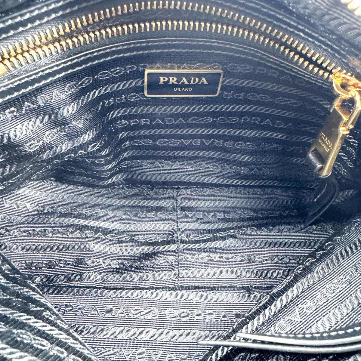 Prada Camera Tessuto Black Nylon Crossbody Bag Bag (Pre-Owned)