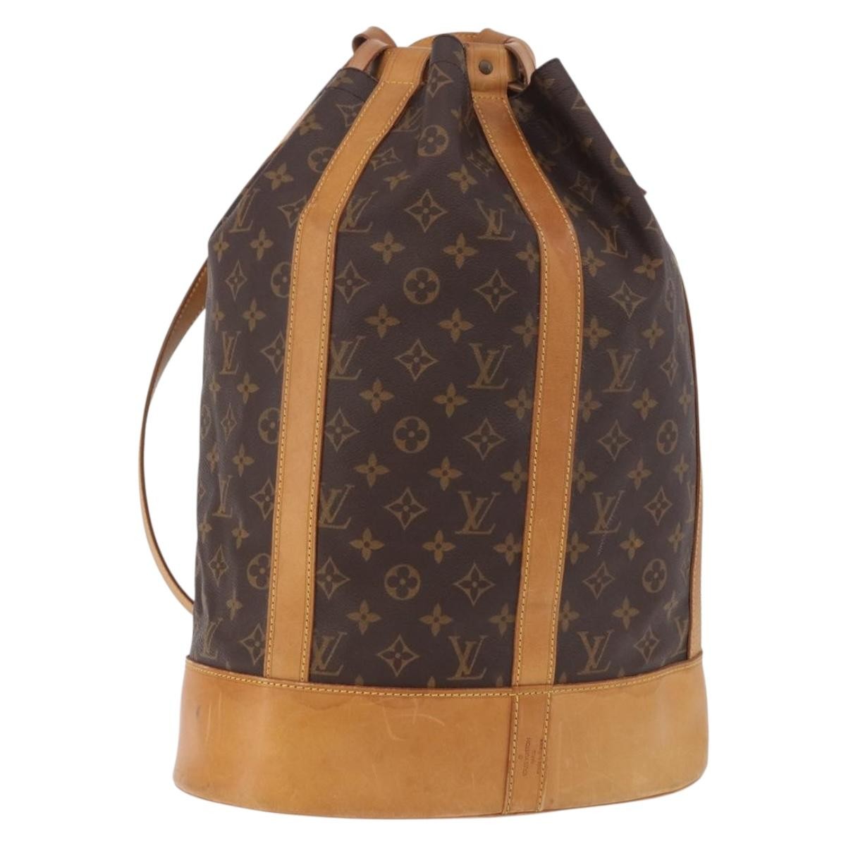Louis Vuitton Randonnee Monogram Canvas Brown Canvas Shoulder Bag Bag (Pre-Owned)