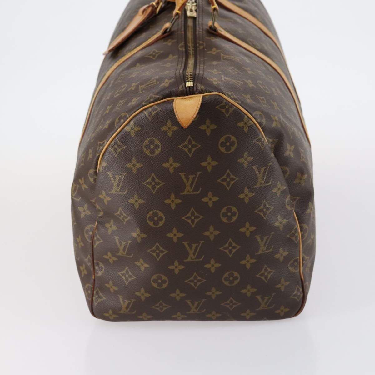 Louis Vuitton Keepall Monogram Canvas Brown Canvas Travel Bag Bag (Pre-Owned)