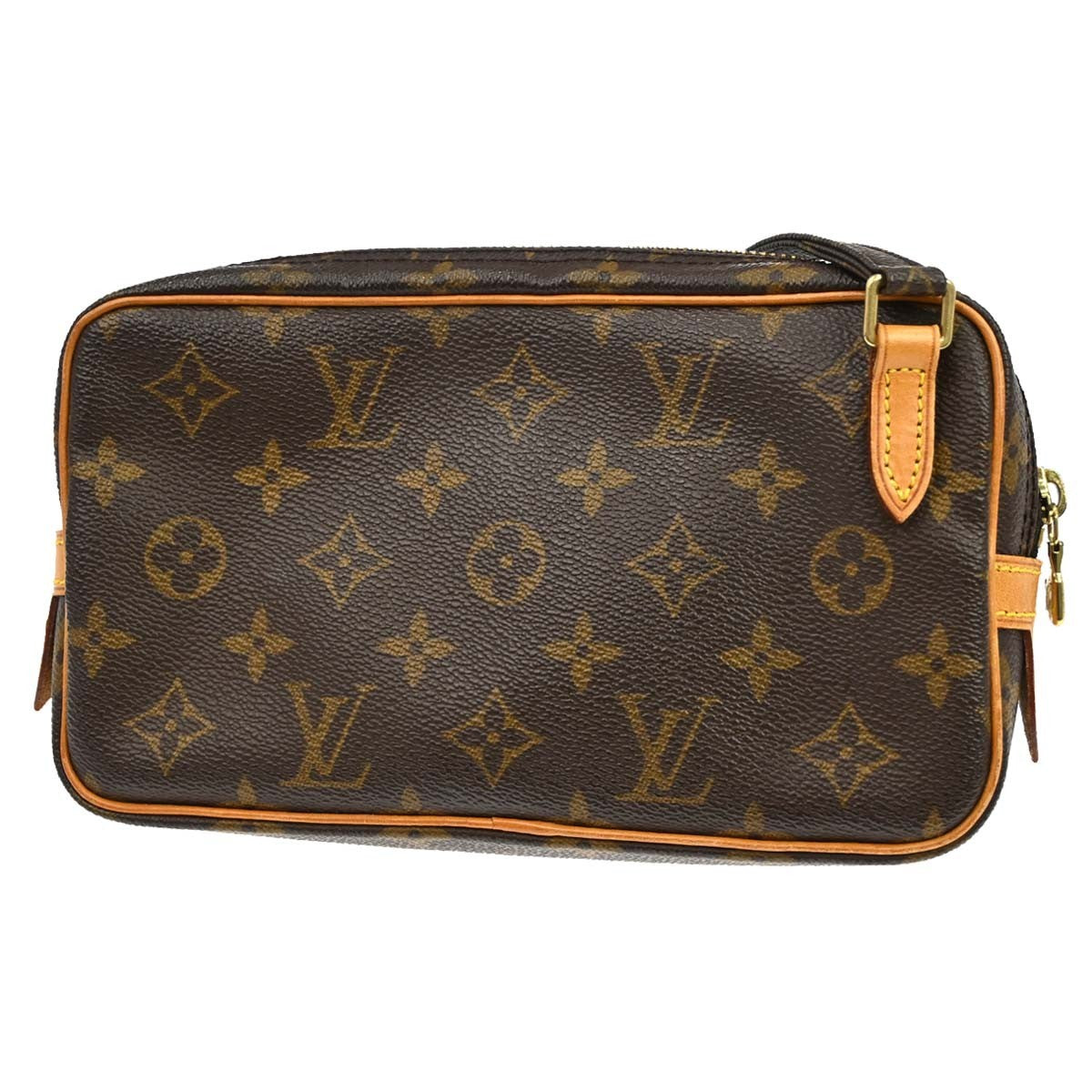 Louis Vuitton Pochette Marly Bandouliere Monogram Canvas Brown Canvas Shoulder Bag Bag (Pre-Owned)