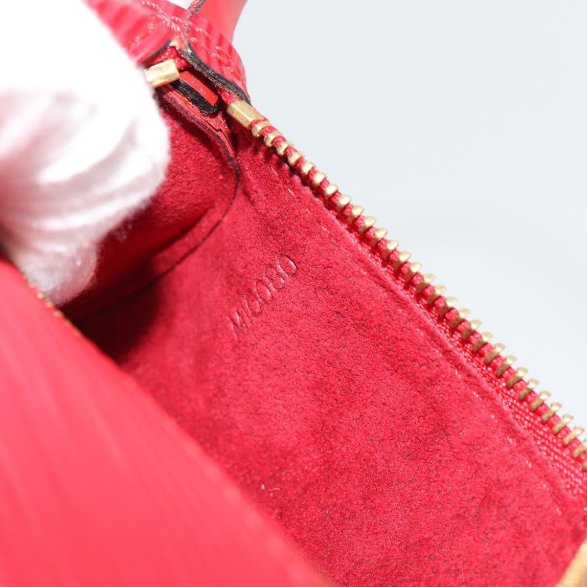 Louis Vuitton Soufflot Pochette Epi Leather Red Leather Clutche & Pouche Bag (Pre-Owned)