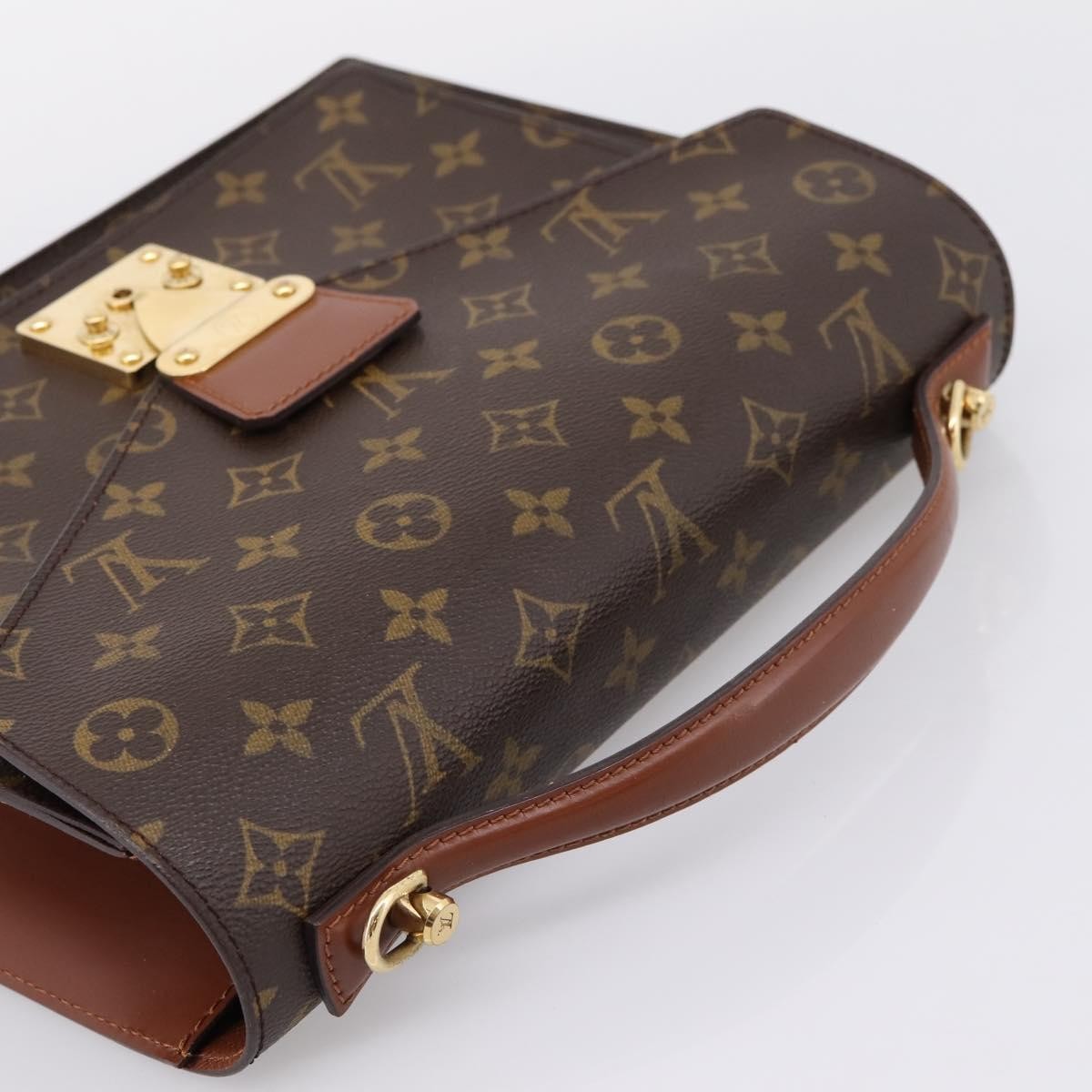 Louis Vuitton Monceau Monogram Canvas Brown Canvas Handbag (Pre-Owned)