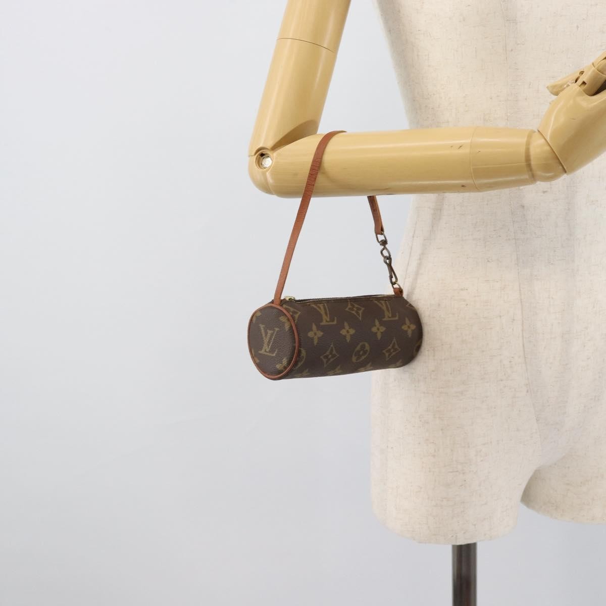 Louis Vuitton Papillon Pochette Monogram Canvas Brown Canvas Clutche & Pouche Bag (Pre-Owned)