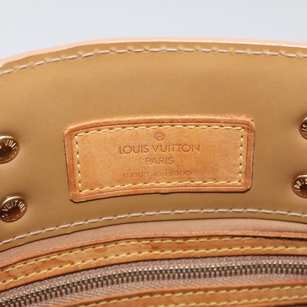Louis Vuitton Reade Monogram Vernis Brown Patent_Leather Handbag (Pre-Owned)