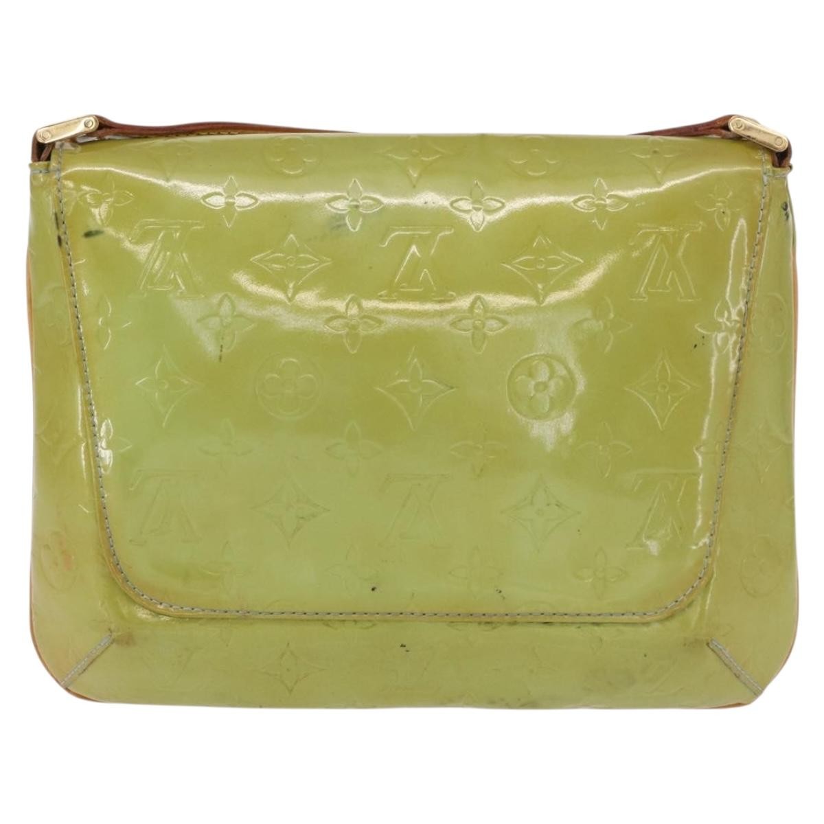 Louis Vuitton Thompson Street Monogram Vernis Blue Patent_Leather Shoulder Bag Bag (Pre-Owned)