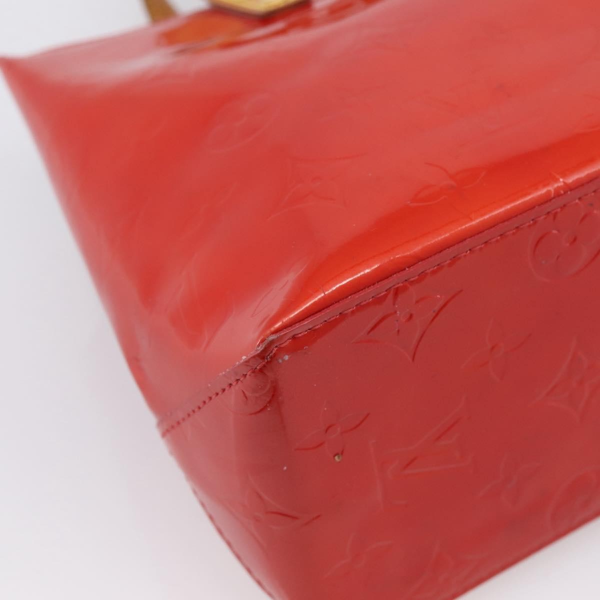 Louis Vuitton Reade Monogram Vernis Red Patent_Leather Handbag (Pre-Owned)