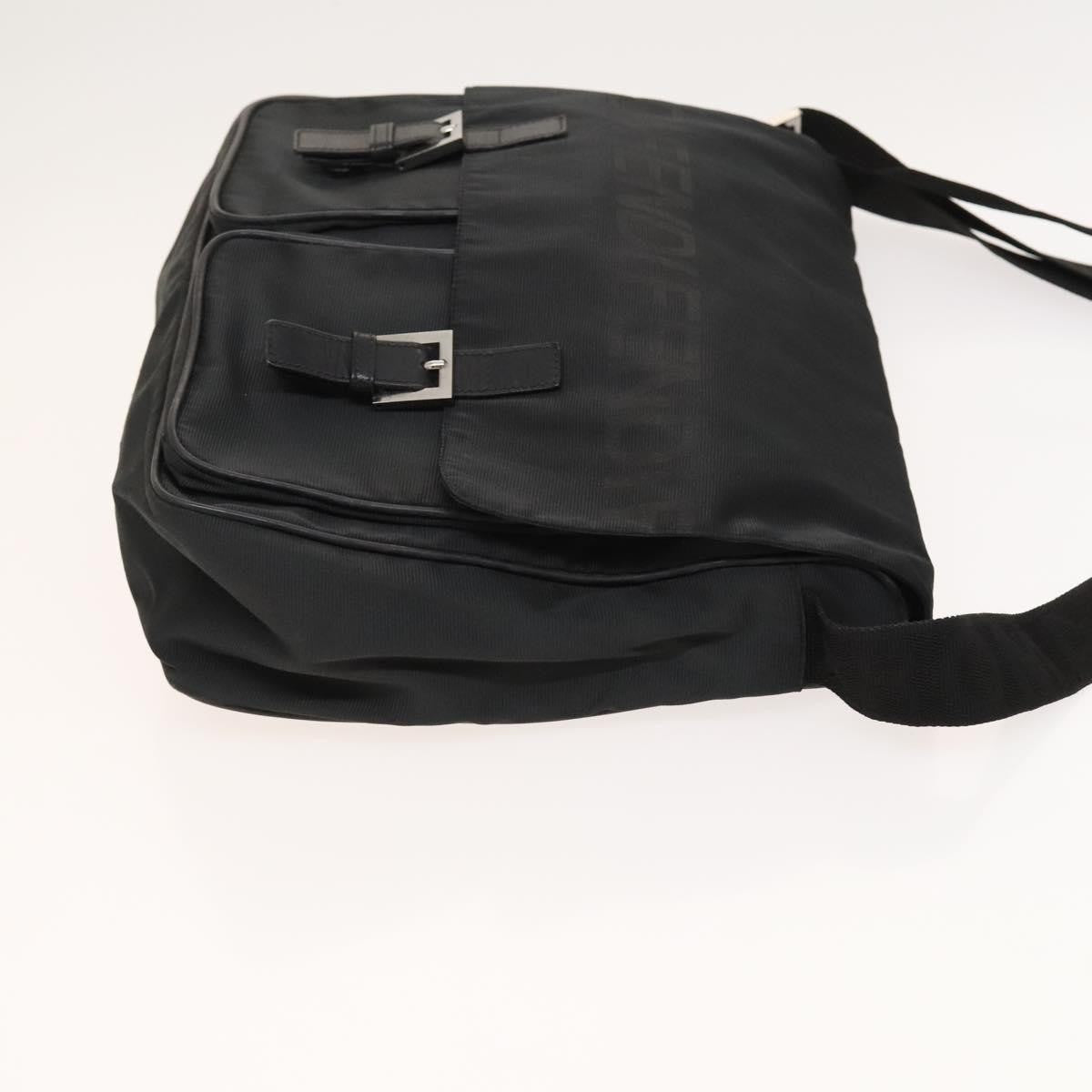 Fendi Vintage Nylon Black Nylon Shoulder Bag Bag (Pre-Owned)