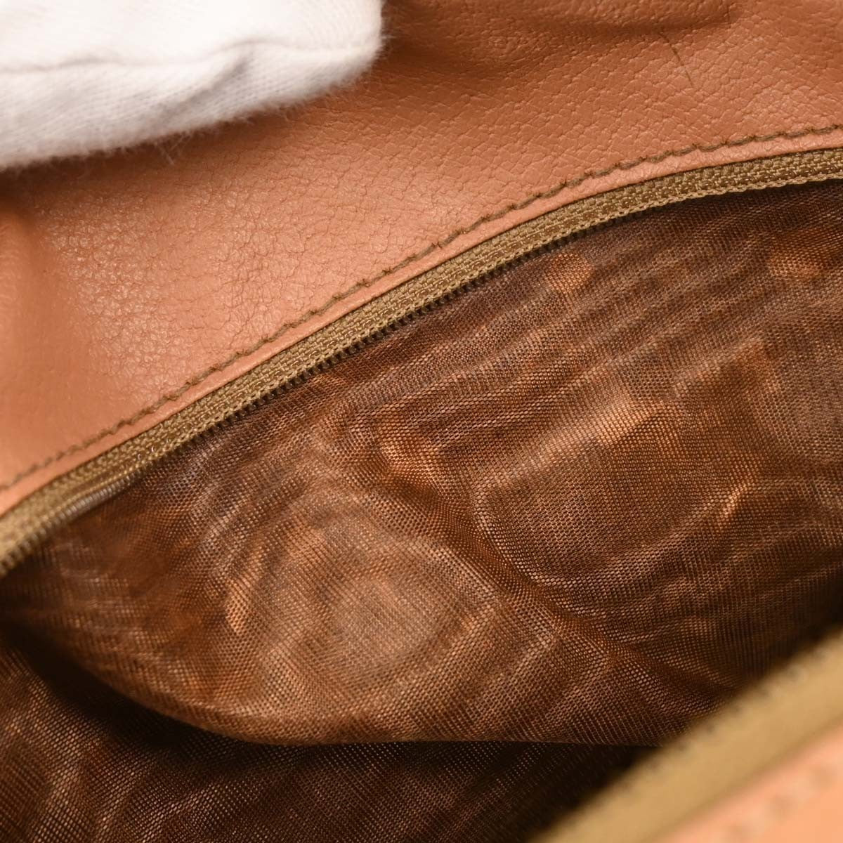 Celine Vintage Duffle Canvas And Leather Beige Pvc Travel Bag Bag (Pre-Owned)