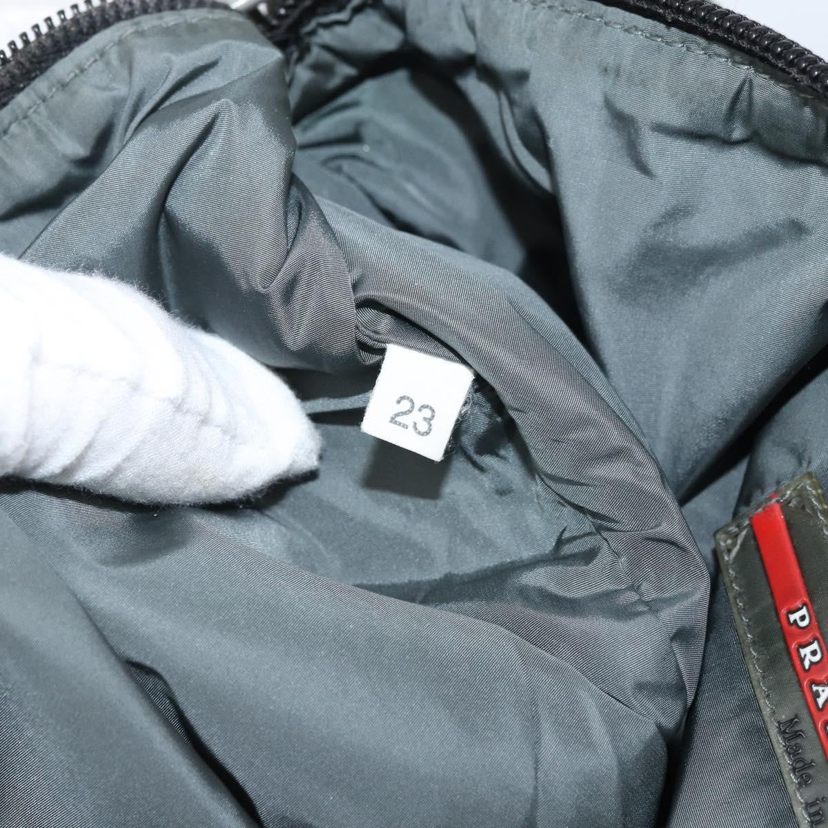 Prada Vintage Sport Nylon Black Nylon Shoulder Bag Bag (Pre-Owned)