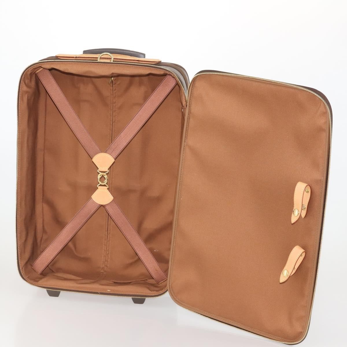 Louis Vuitton Pegase Luggage Monogram Canvas Brown Canvas Travel Bag Bag (Pre-Owned)
