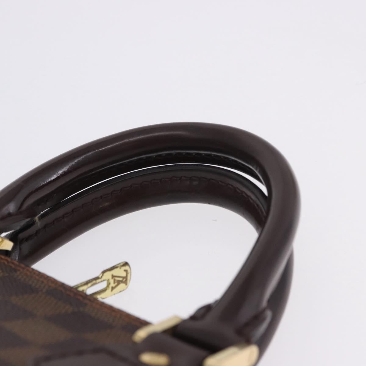 Louis Vuitton Alma Damier Brown Canvas Handbag (Pre-Owned)