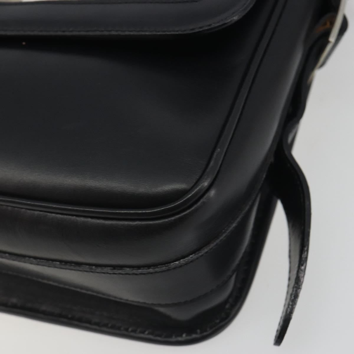Celine Vintage Leather White Leather Shoulder Bag Bag (Pre-Owned)