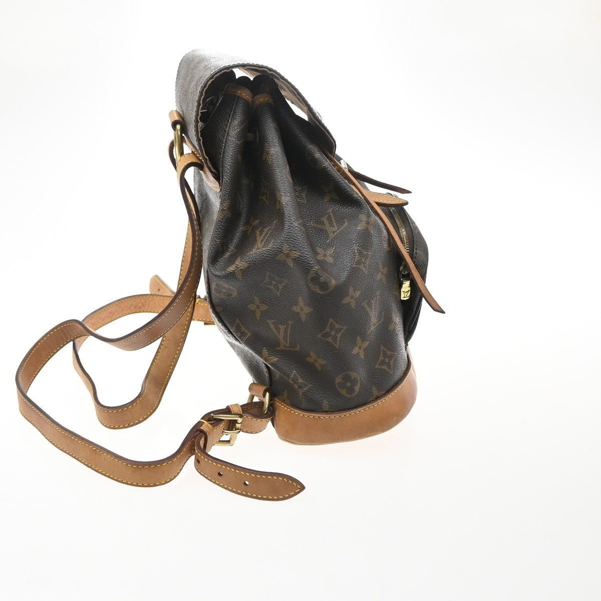 Louis Vuitton Montsouris Monogram Brown Canvas Backpack Bag (Pre-Owned)