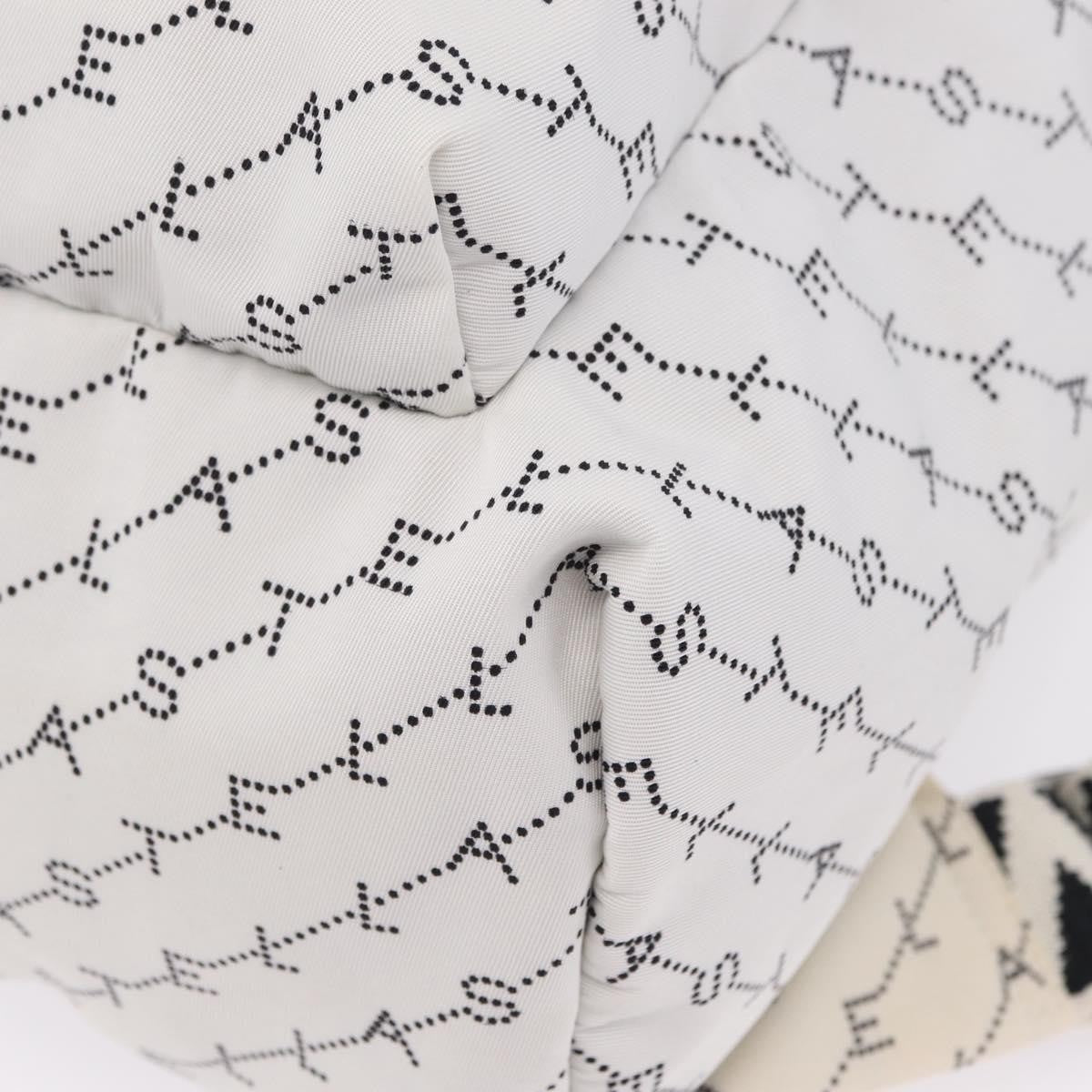 Stella Mccartney Falabella Go Monogram Monogram Canvas White Nylon Backpack Bag (Pre-Owned)