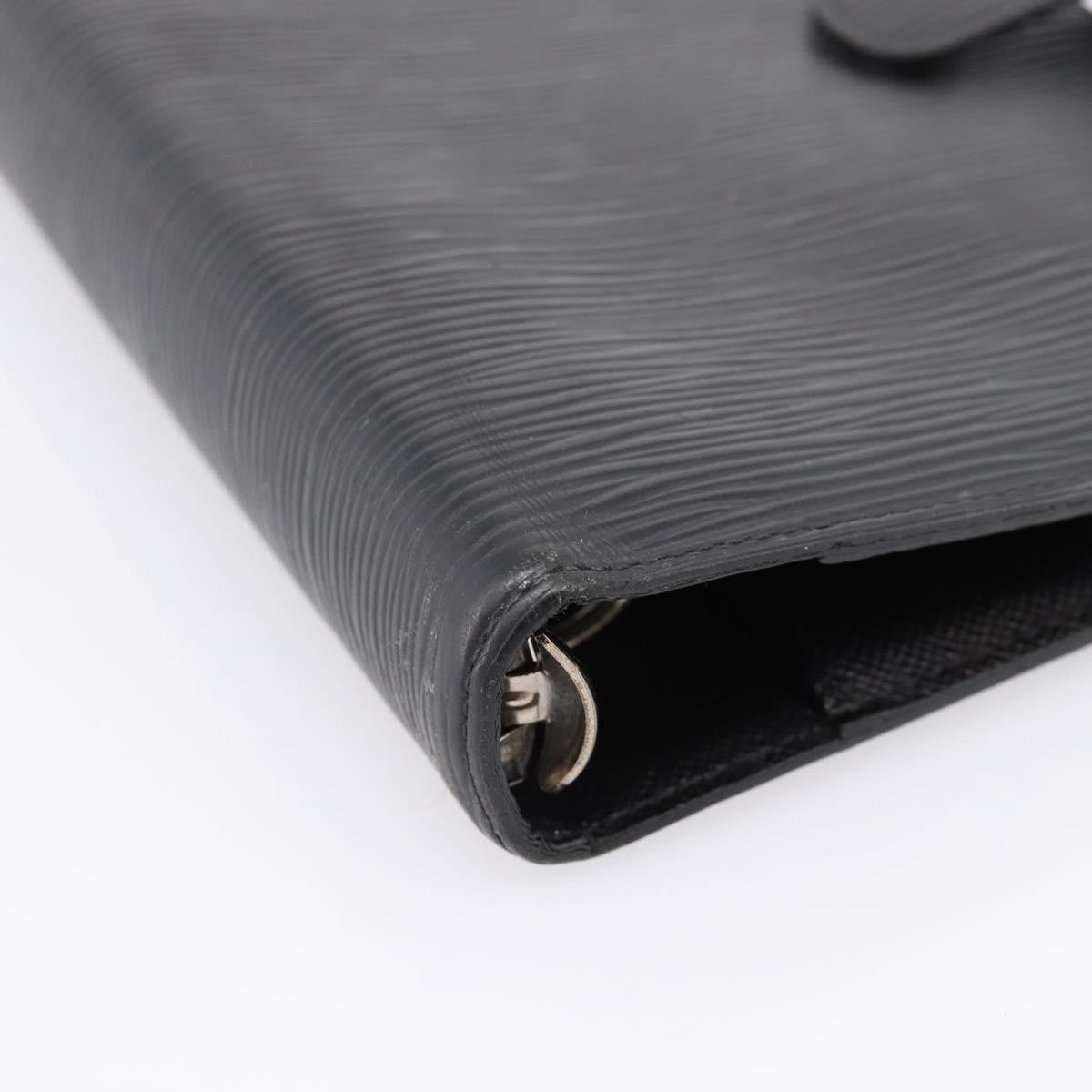 Louis Vuitton Agenda Cover Epi Leather Black Leather Wallets Accessory (Pre-Owned)