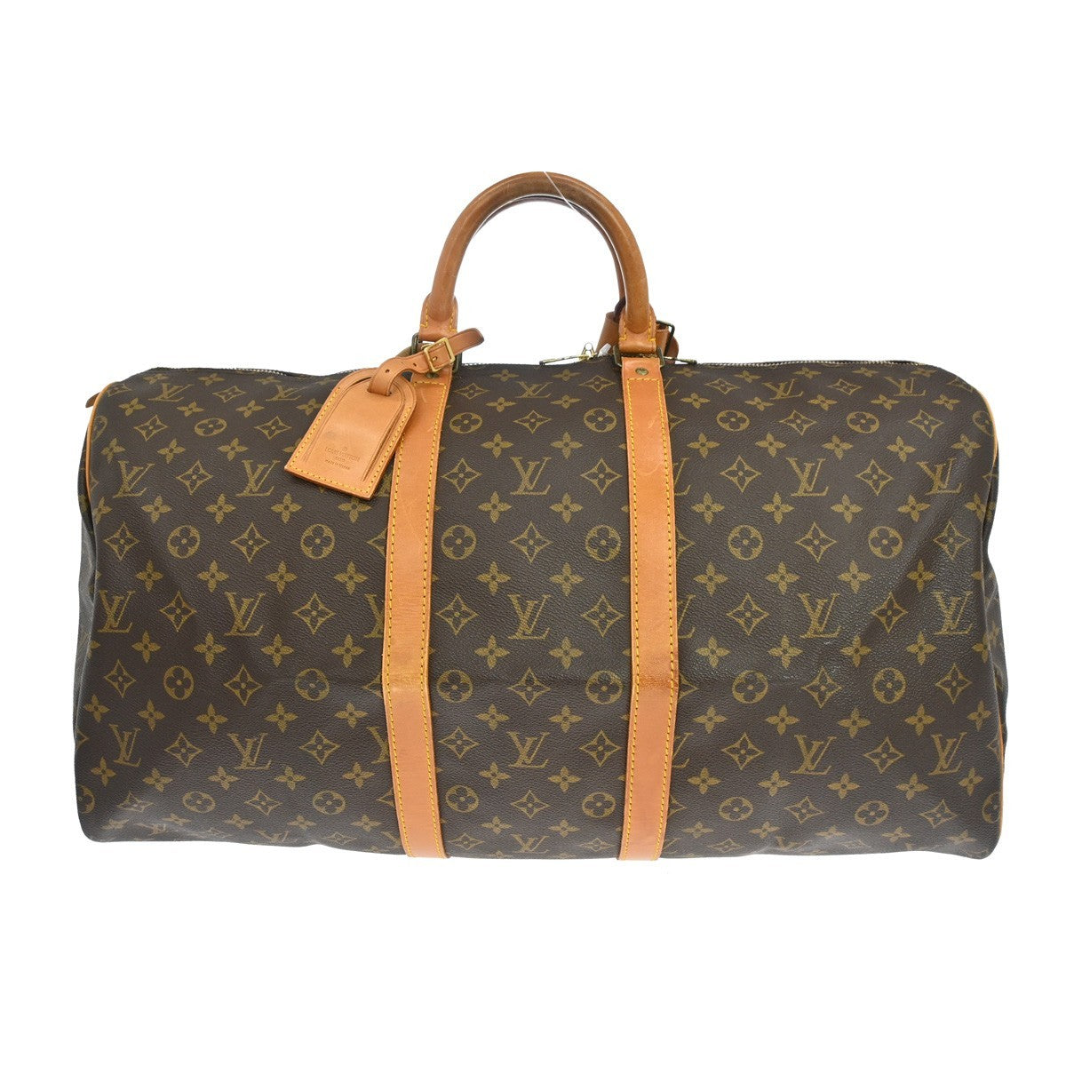 Louis Vuitton Keepall Monogram Canvas Brown Canvas Travel Bag Bag (Pre-Owned)
