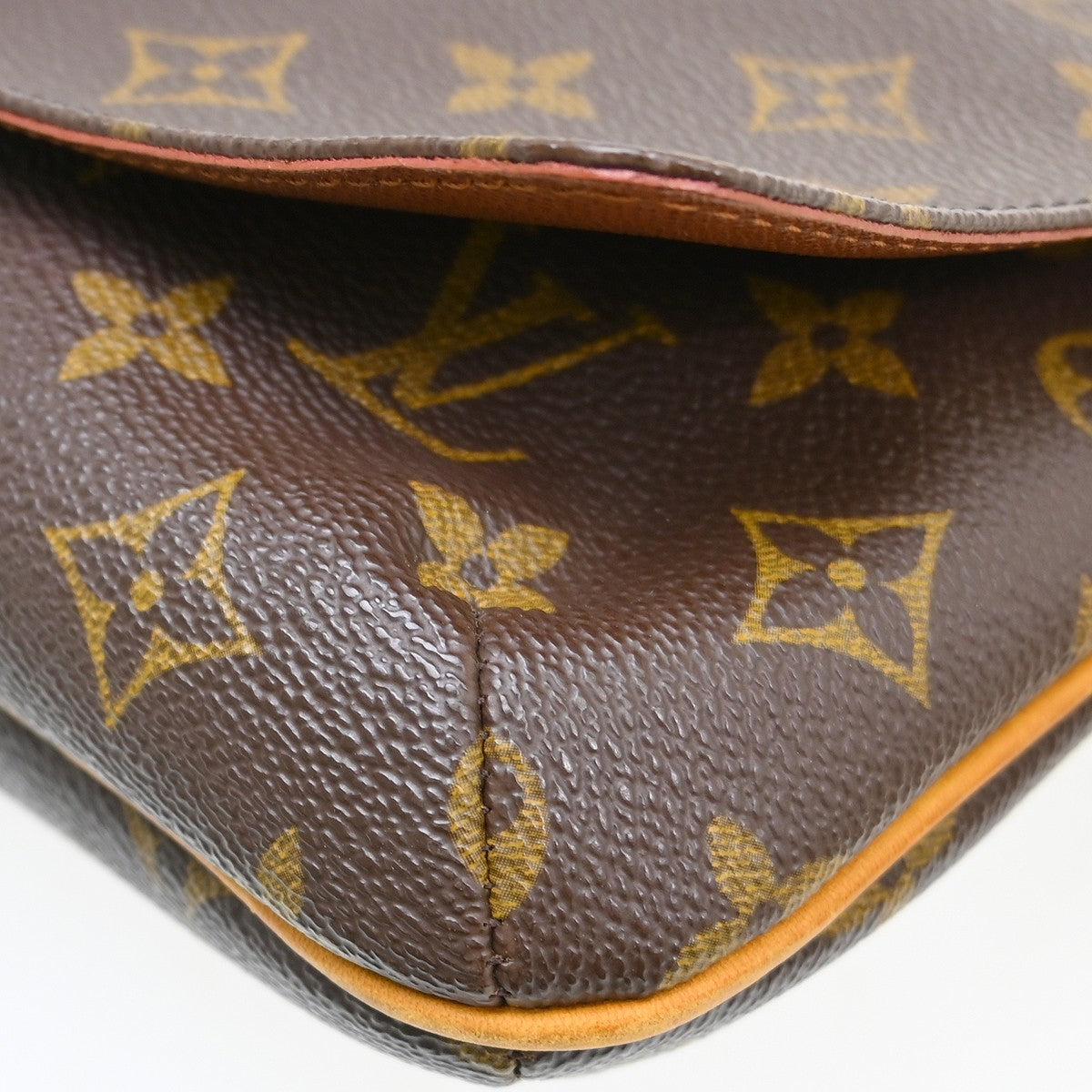 Louis Vuitton Musette Tango Monogram Canvas Brown Canvas Shoulder Bag Bag (Pre-Owned)