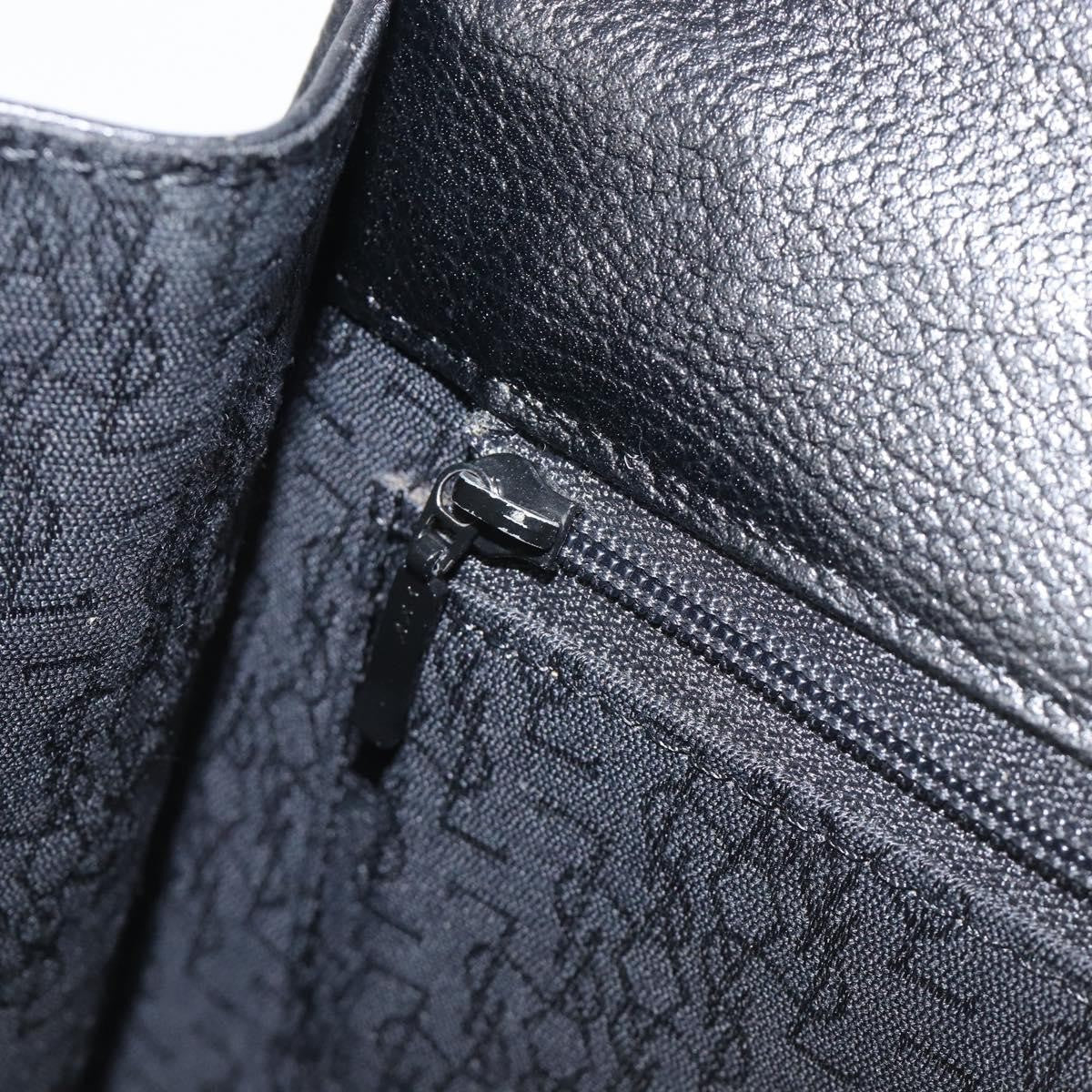 Saint Laurent Handbag Leather Black Leather Handbag (Pre-Owned)
