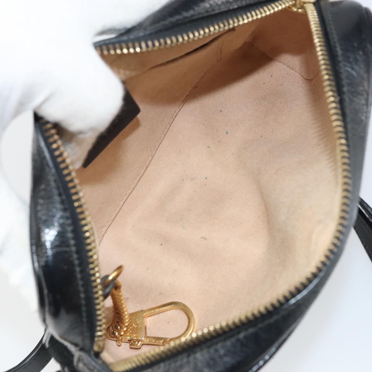 Gucci Ophidia Suede Black Suede Shoulder Bag Bag (Pre-Owned)