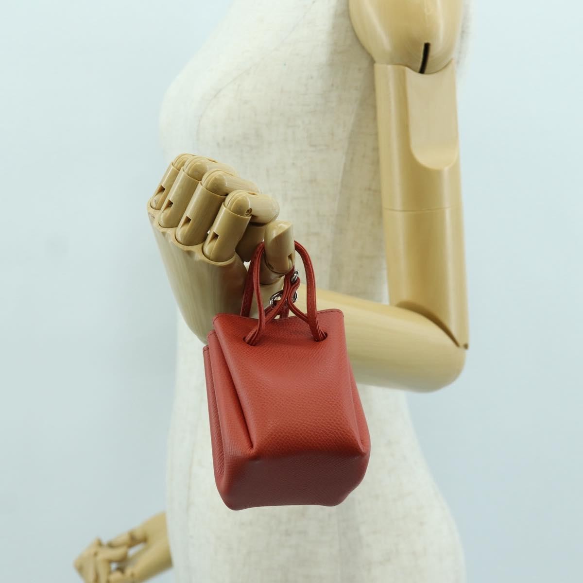 Hermes Vespa Leather Red Leather Clutche & Pouche Bag (Pre-Owned)