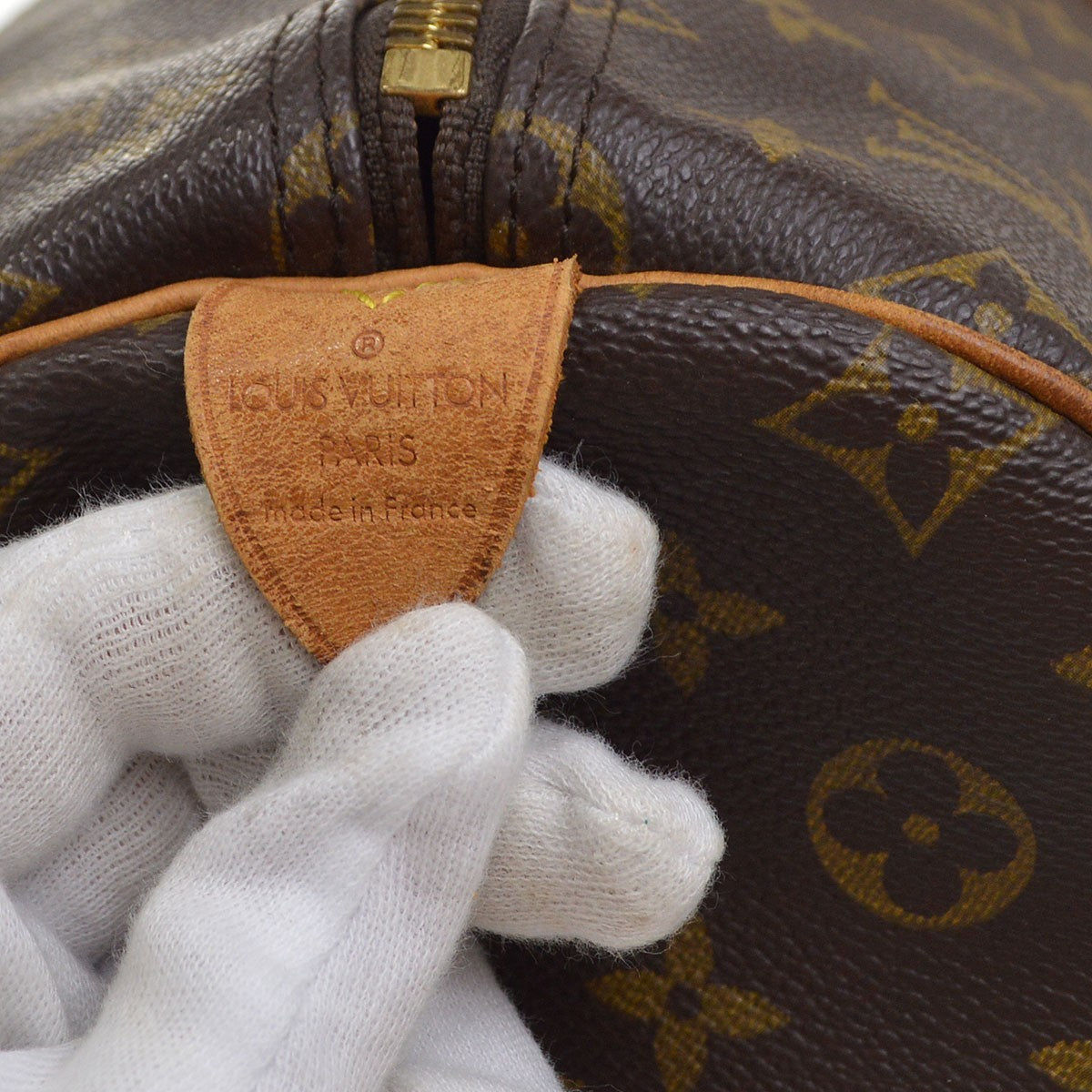 Louis Vuitton Keepall Monogram Canvas Brown Canvas Travel Bag Bag (Pre-Owned)