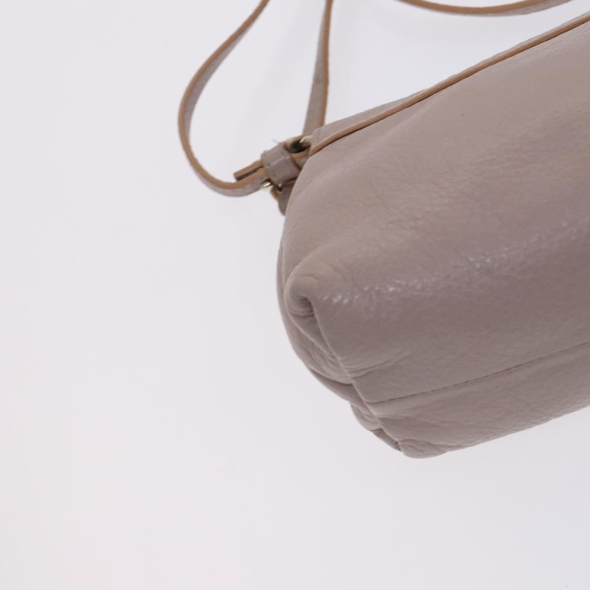 Chloe Lily Leather Purple Leather Shoulder Bag Bag (Pre-Owned)