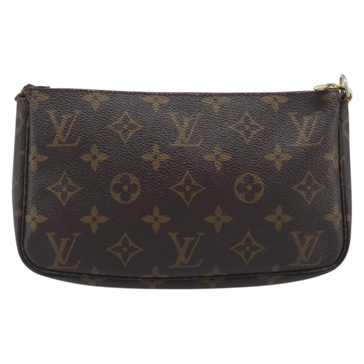 Louis Vuitton Pochette Accessoires Nm Monogram Canvas Brown Canvas Clutche & Pouche Bag (Pre-Owned)