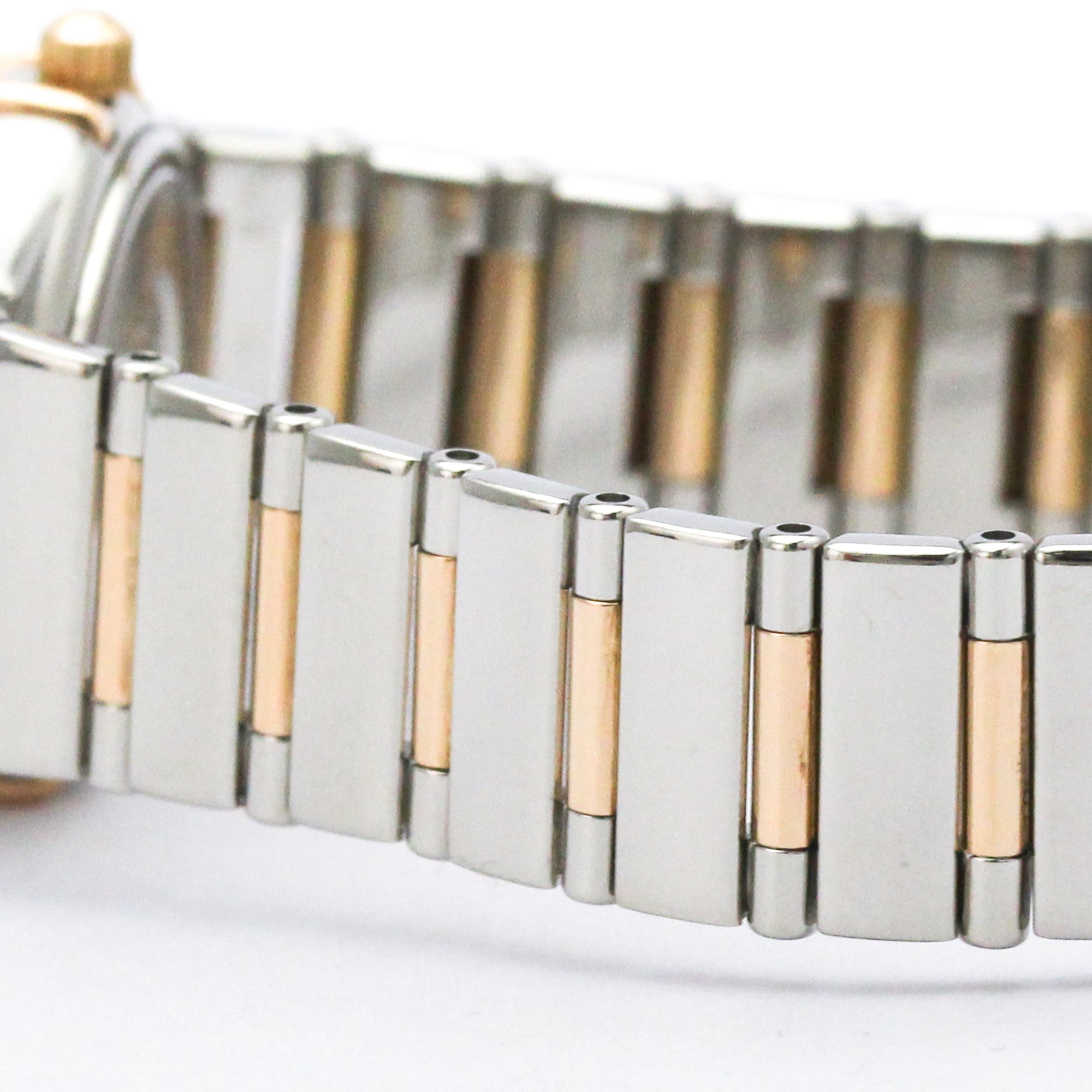 Omega Constellation Quartz Stainless Steel And Rose Gold With Diamond Bezel Watch (Pre-Owned)