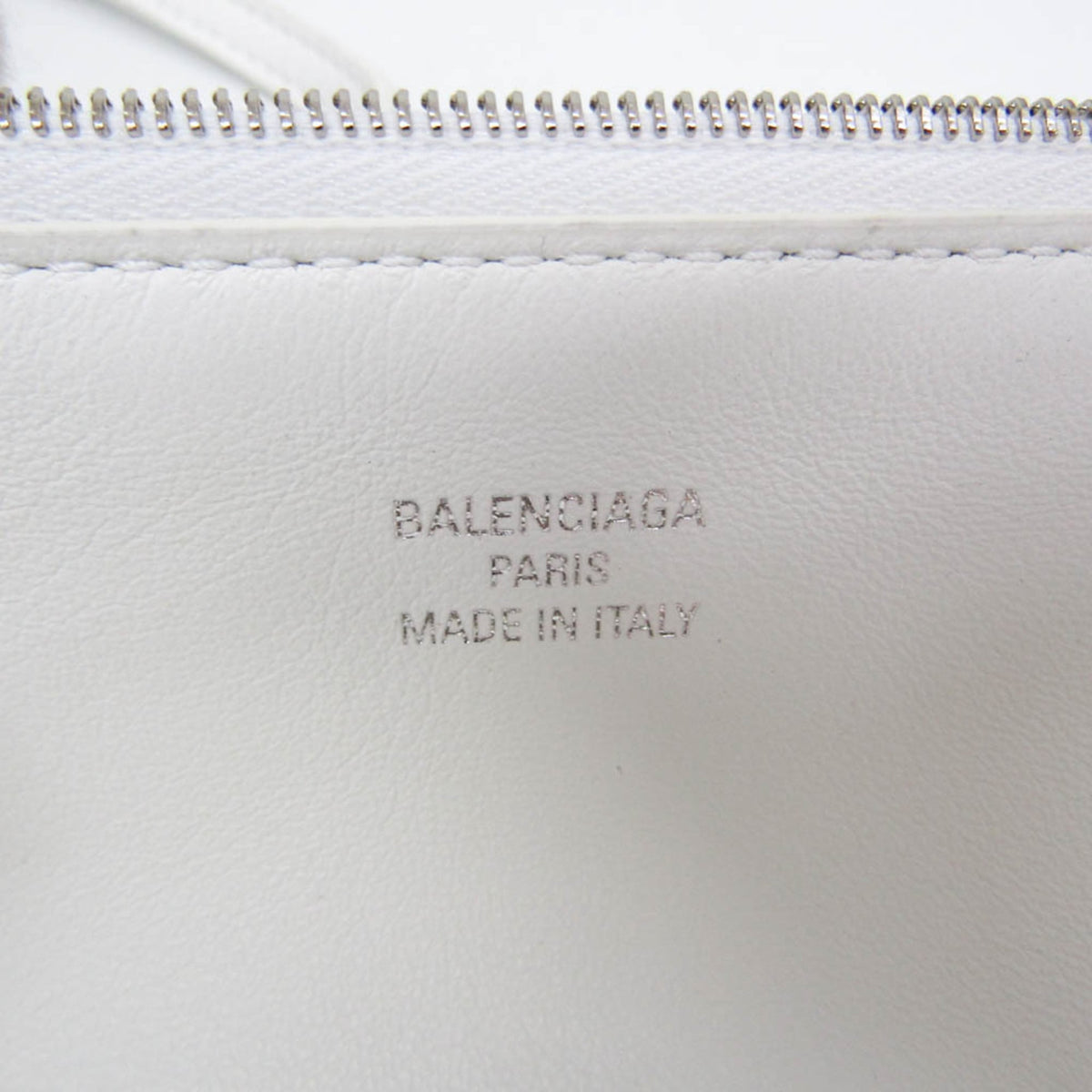 Balenciaga Duty Free Mesh With Leather White Leather Tote Bag Bag (Pre-Owned)