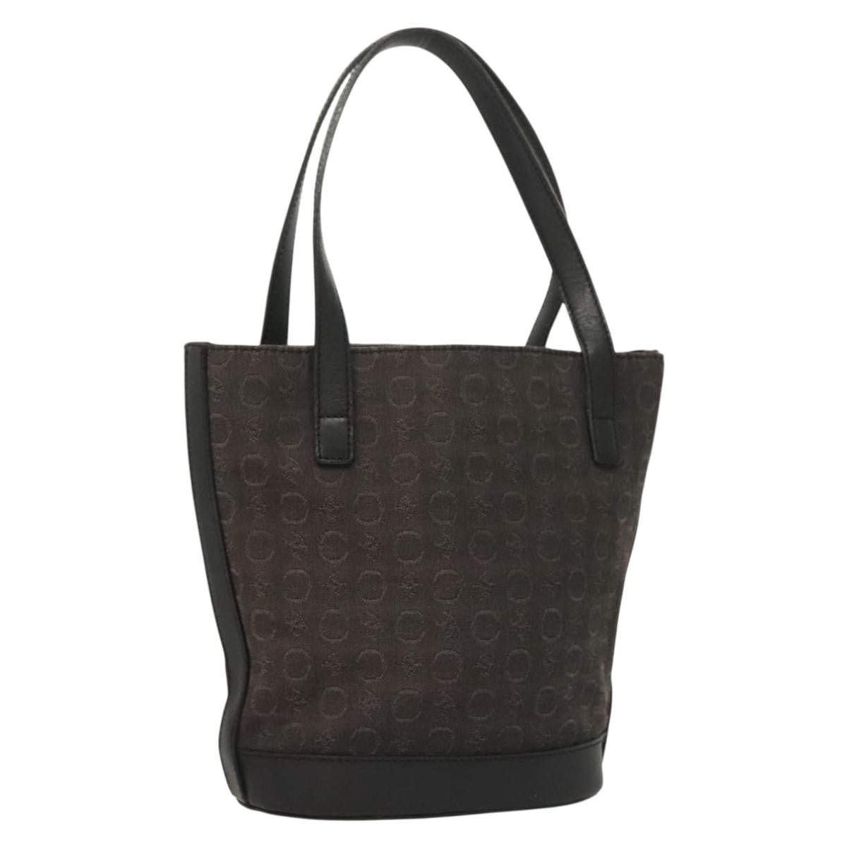 Celine C Macadam Canvas Black Canvas Handbag (Pre-Owned)