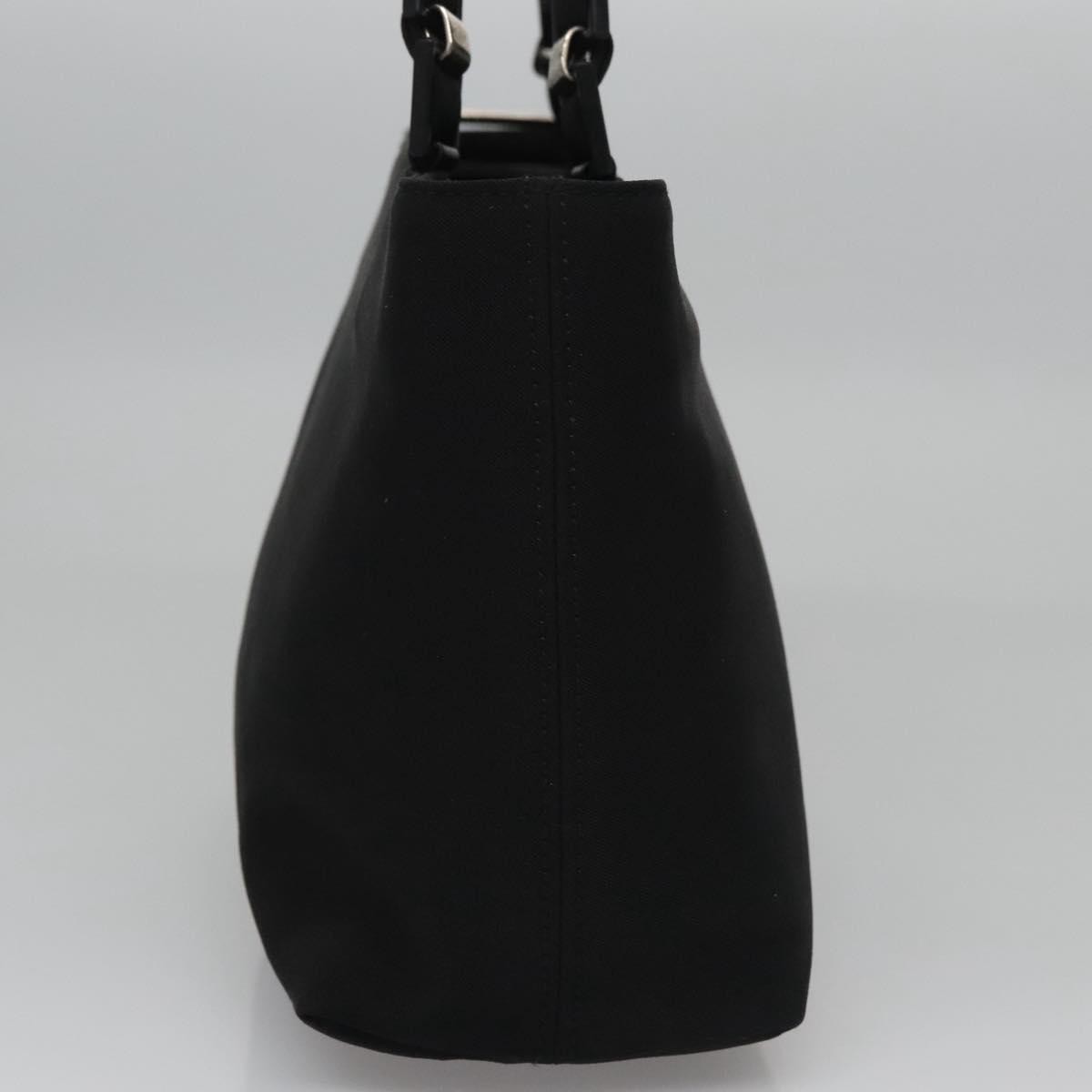 Salvatore Ferragamo Vala Canvas Black Nylon Shoulder Bag Bag (Pre-Owned)