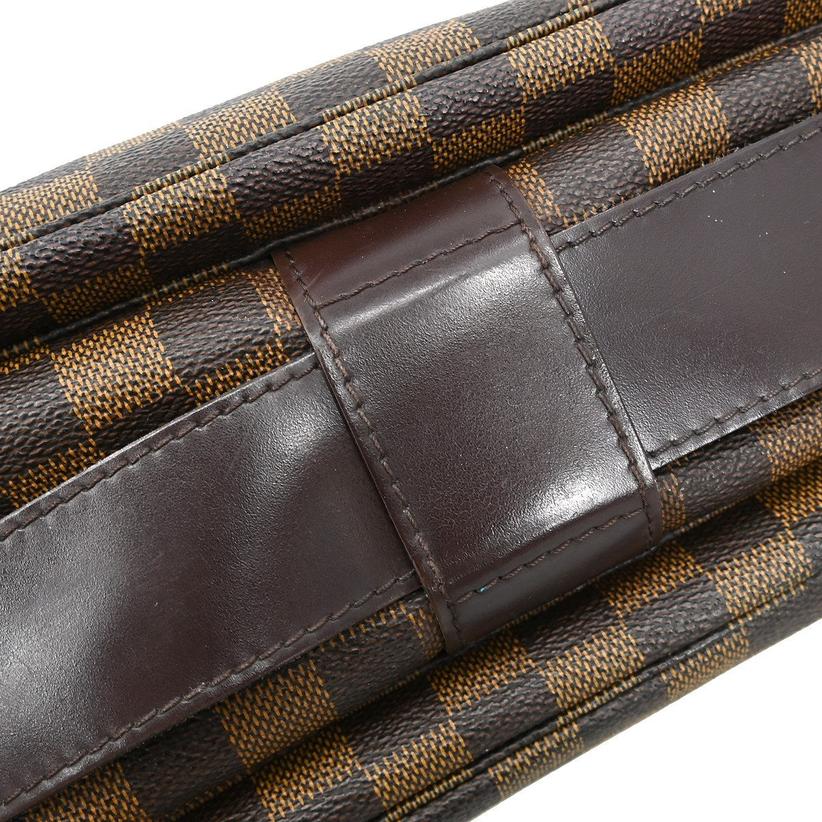 Louis Vuitton Naviglio Damier Brown Canvas Shoulder Bag Bag (Pre-Owned)