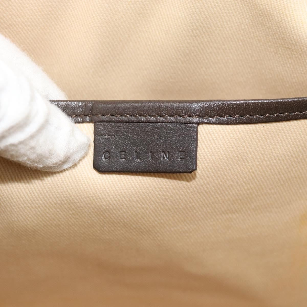 Celine C Macadam Canvas And Leather Brown Canvas Handbag (Pre-Owned)