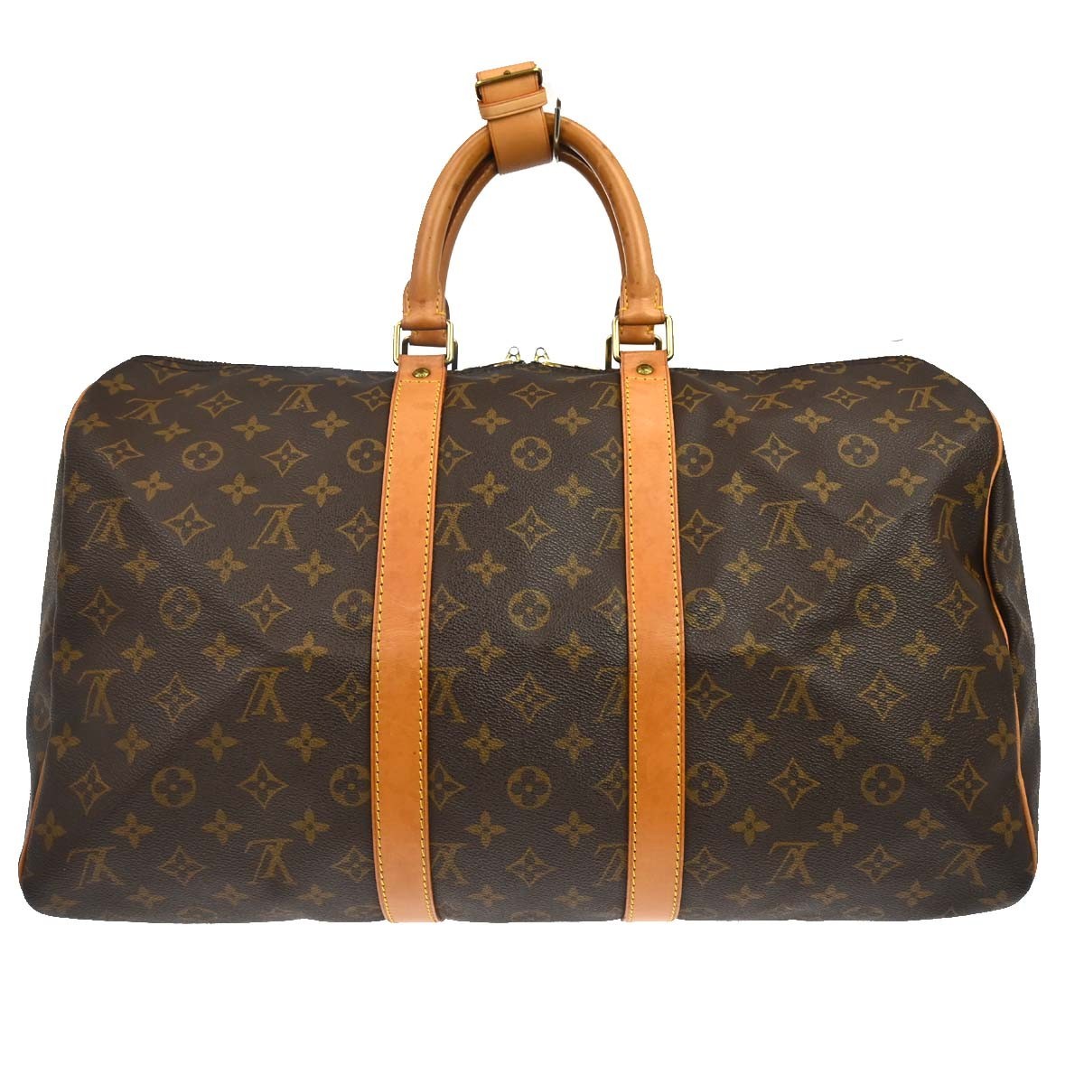 Louis Vuitton Keepall Monogram Canvas Brown Canvas Travel Bag Bag (Pre-Owned)