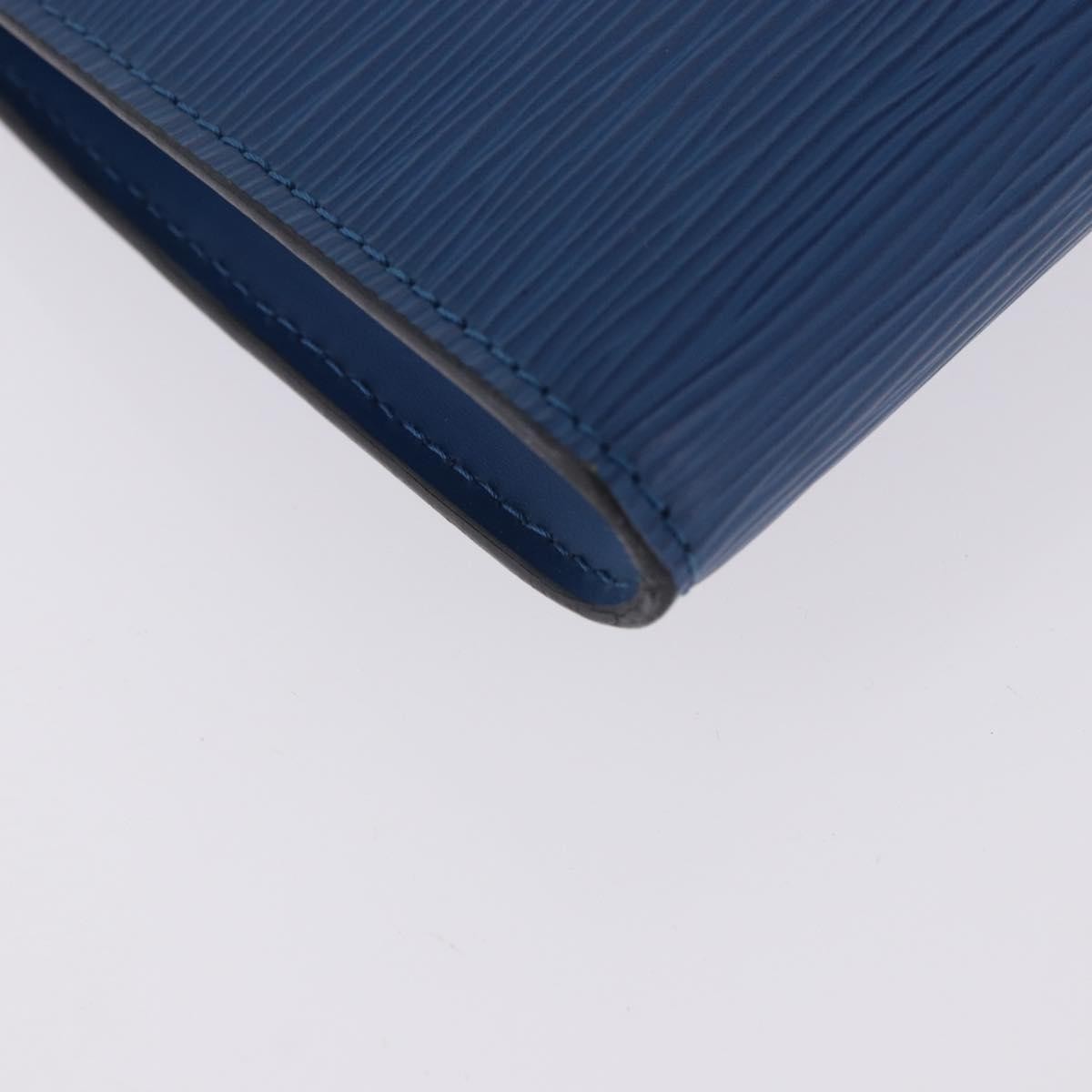 Louis Vuitton Pochette Accessoires Epi Blue Leather Clutche & Pouche Bag (Pre-Owned)