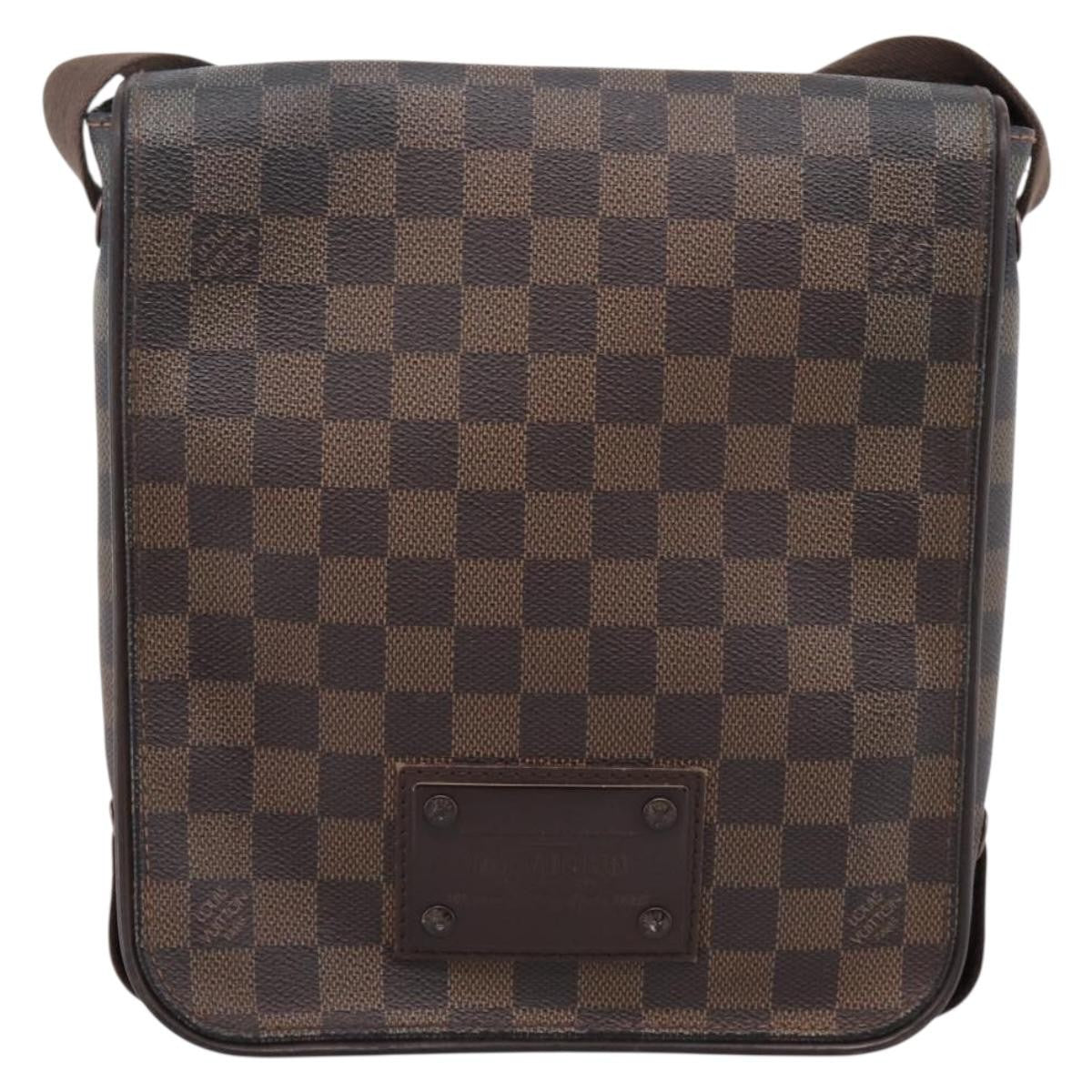 Louis Vuitton Brooklyn Damier Brown Canvas Shoulder Bag Bag (Pre-Owned)