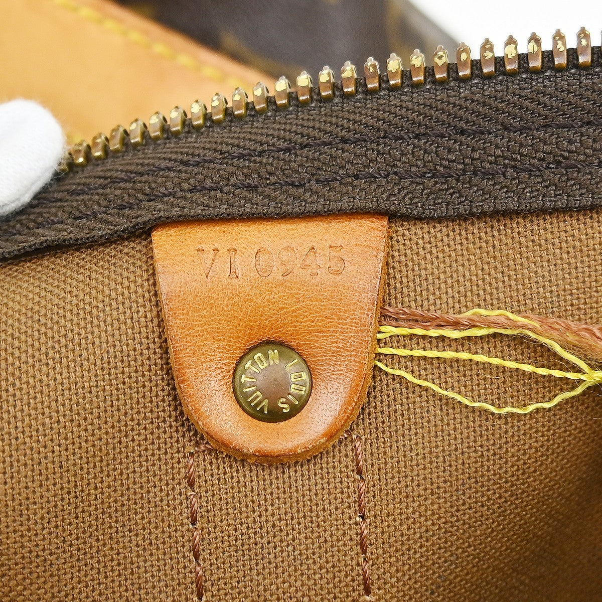 Louis Vuitton Keepall Bandouliere Monogram Canvas Brown Canvas Travel Bag Bag (Pre-Owned)