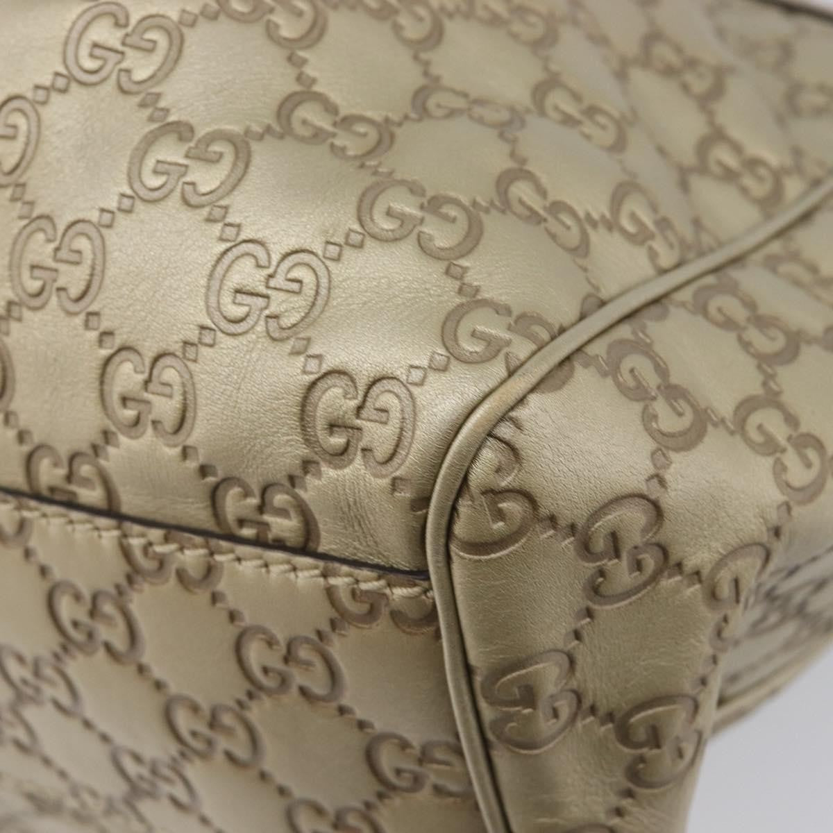 Gucci Sukey Guccissima Leather Gold Canvas Tote Bag Bag (Pre-Owned)