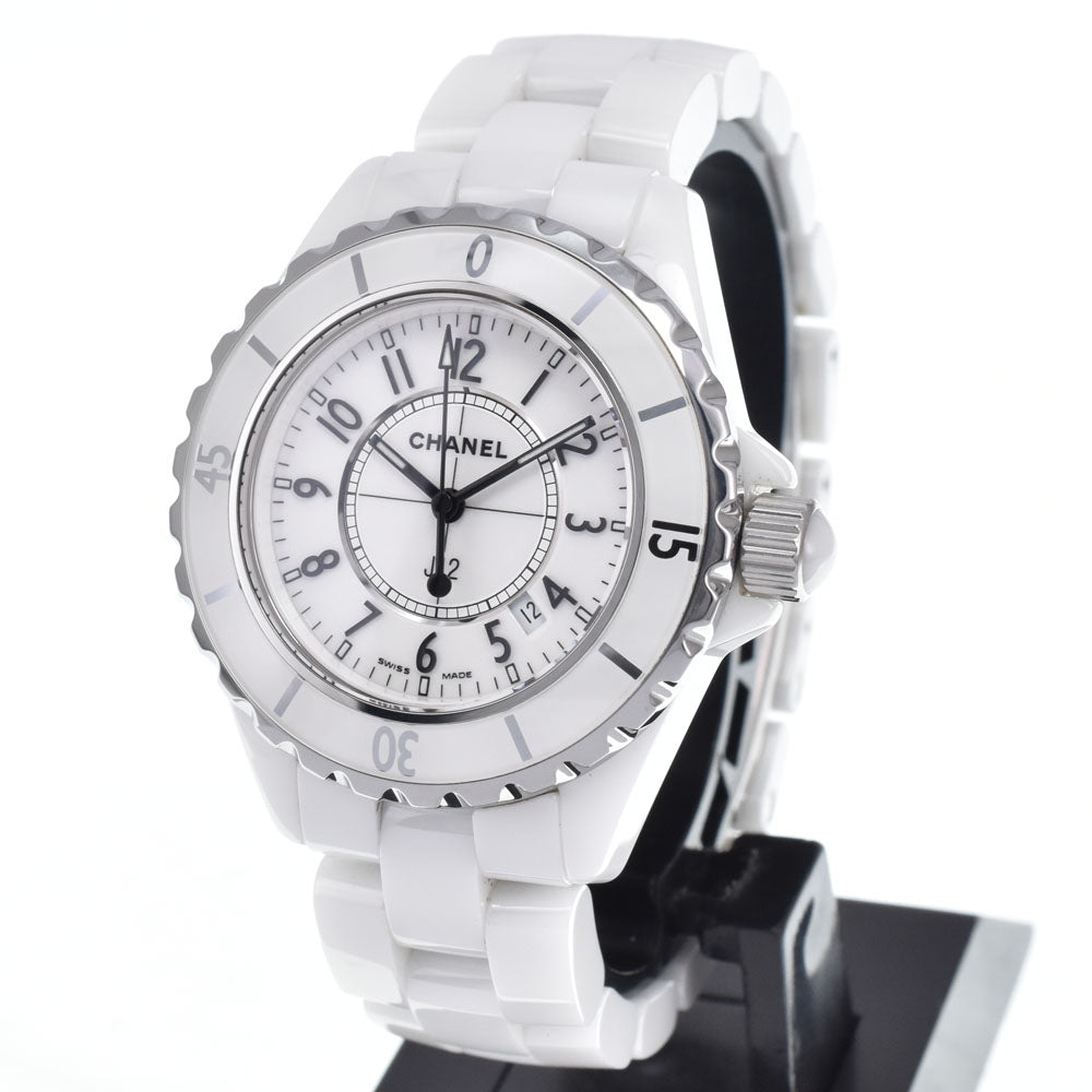 Chanel J12 Quartz Ceramic And Stainless Steel Watch (Pre-Owned)