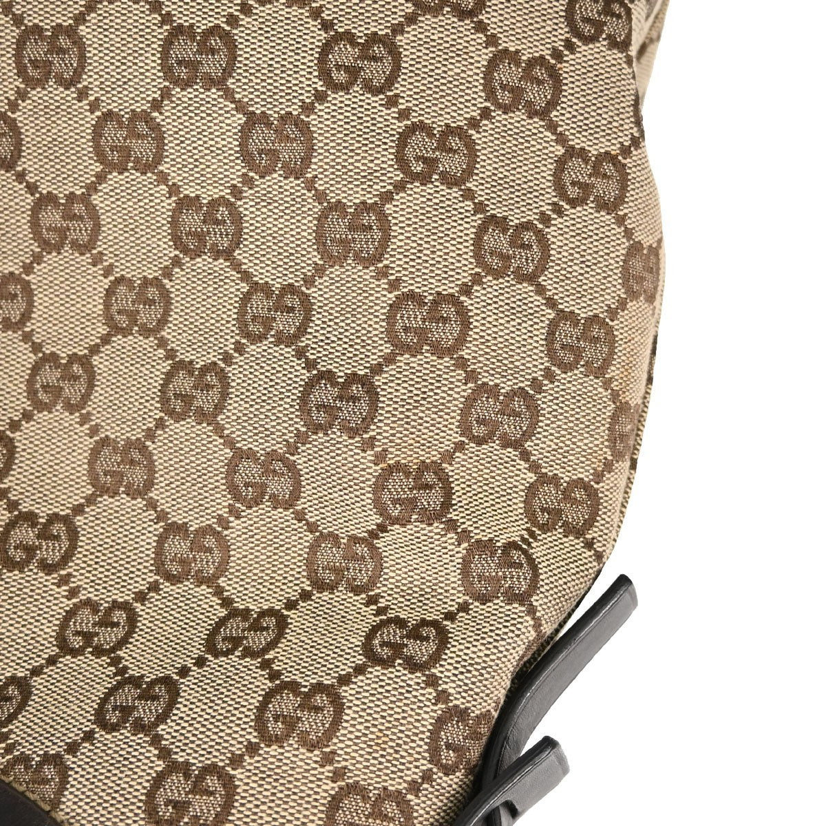 Gucci Flap Card Case Apple Print Gg Coated Canvas None Beige Canvas Card Holders Accessory (Pre-Owned)