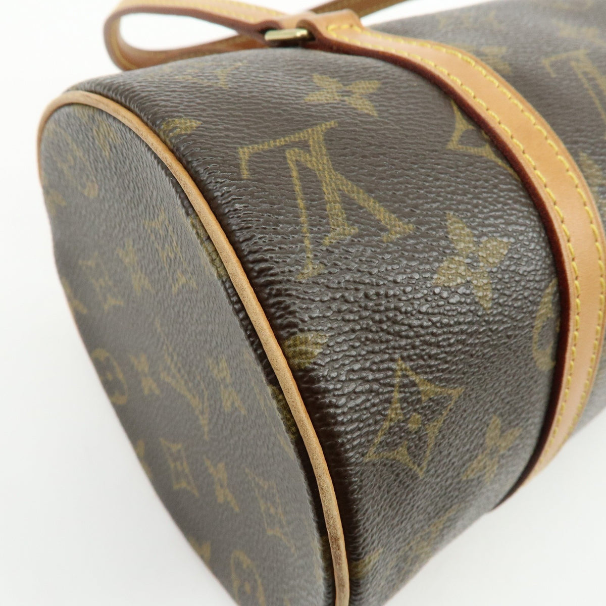 Louis Vuitton Papillon Monogram Canvas Brown Canvas Handbag (Pre-Owned)