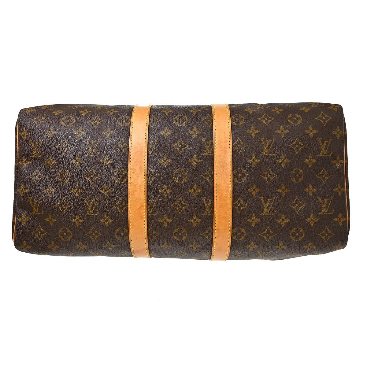 Louis Vuitton Keepall Monogram Canvas Brown Canvas Travel Bag Bag (Pre-Owned)