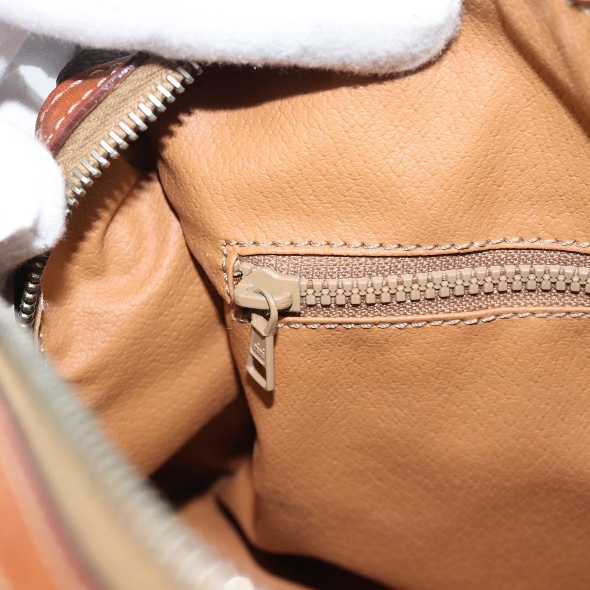 Celine Boston Macadam Canvas Brown Pvc Travel Bag Bag (Pre-Owned)