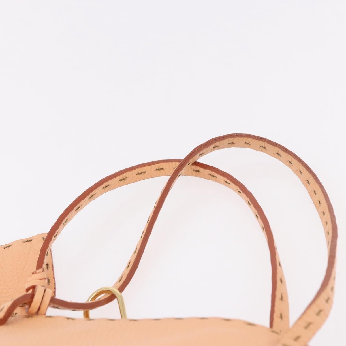 Fendi Selleria Carla Leather Orange Leather Tote Bag Bag (Pre-Owned)