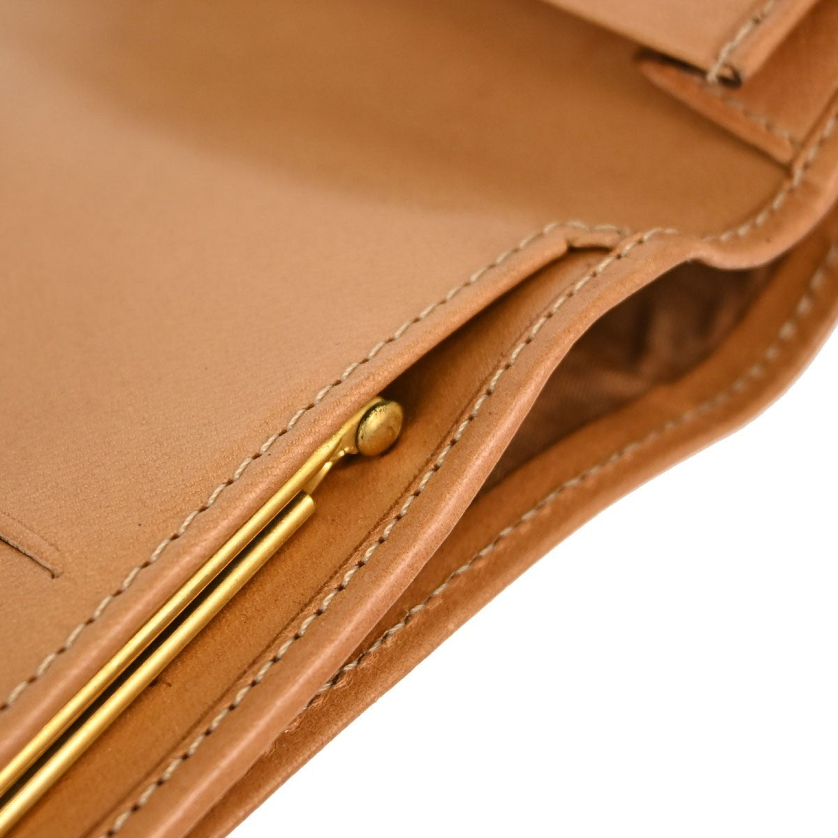 Celine Bifold Triomphe Coated Canvas Brown Pvc Wallets Accessory (Pre-Owned)