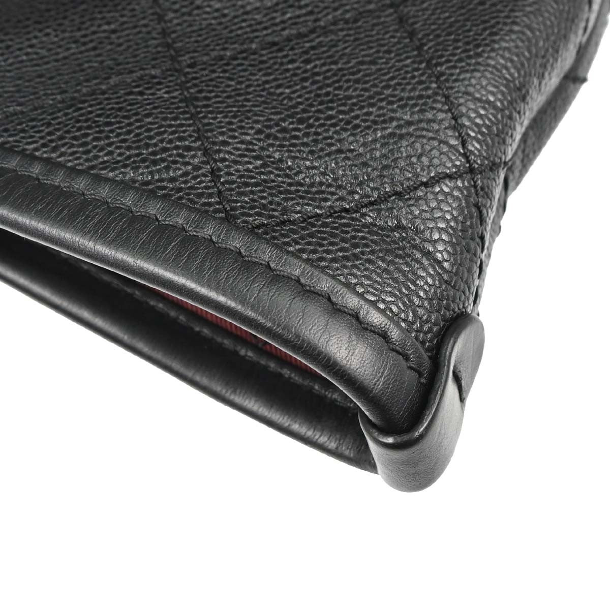 Chanel Fever Tote Quilted Caviar Black Calfskin Tote Bag Bag (Pre-Owned)