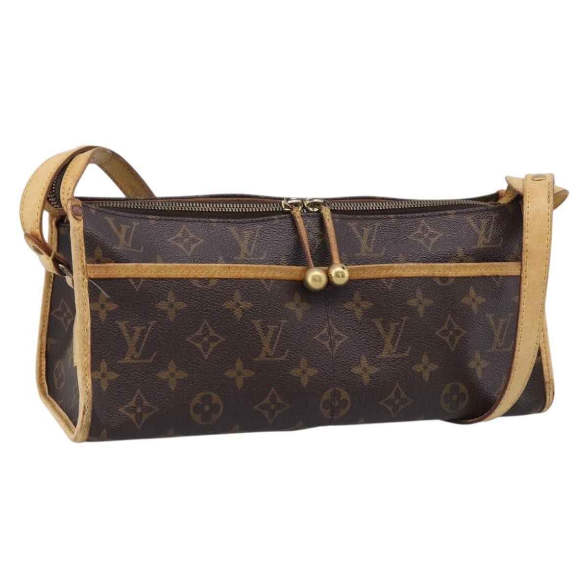 Louis Vuitton Popincourt Monogram Canvas Brown Canvas Shoulder Bag Bag (Pre-Owned)