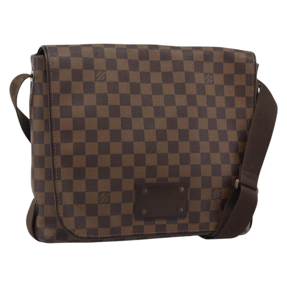 Louis Vuitton Brooklyn Damier Ebene Brown Canvas Shoulder Bag Bag (Pre-Owned)