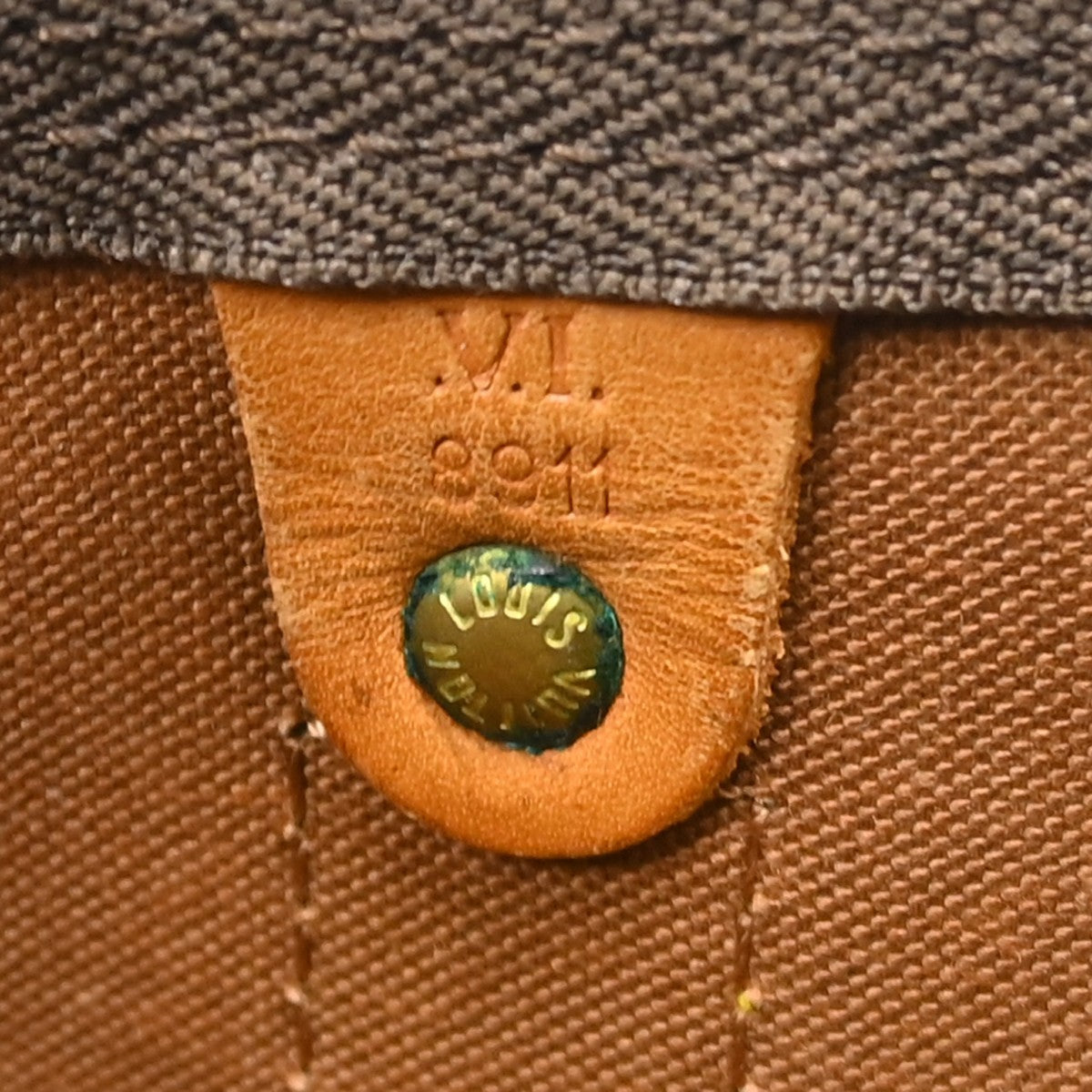 Louis Vuitton Keepall Bandouliere Monogram Canvas Brown Canvas Travel Bag Bag (Pre-Owned)